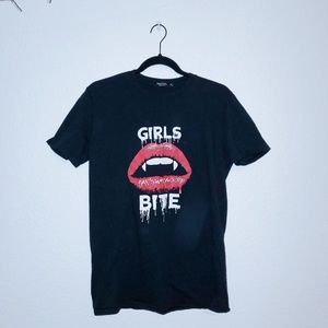 Nasty Gal "Girls Bite" graphic tee